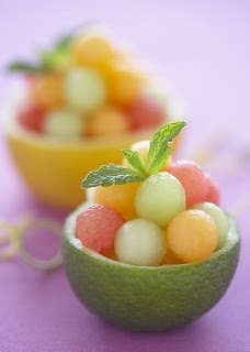 Create Your Own Delicious and Impressive Baby Shower Hors D’Oeuvres Lime Cups of Fruit
