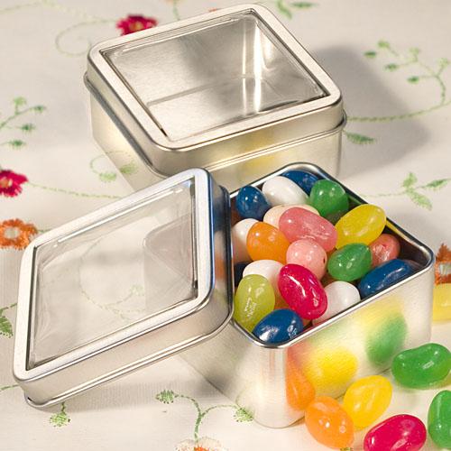 Gender Reveal Baby Shower Ideas CLEAR TOP MINT TIN FAVORS