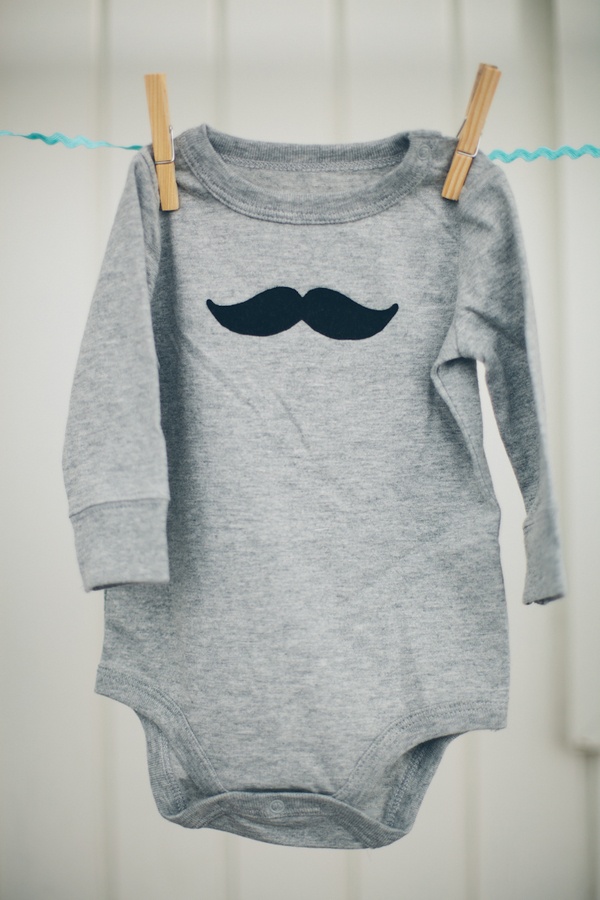 Top 4 Unique Baby Shower Theme Ideas Mustache Onesie