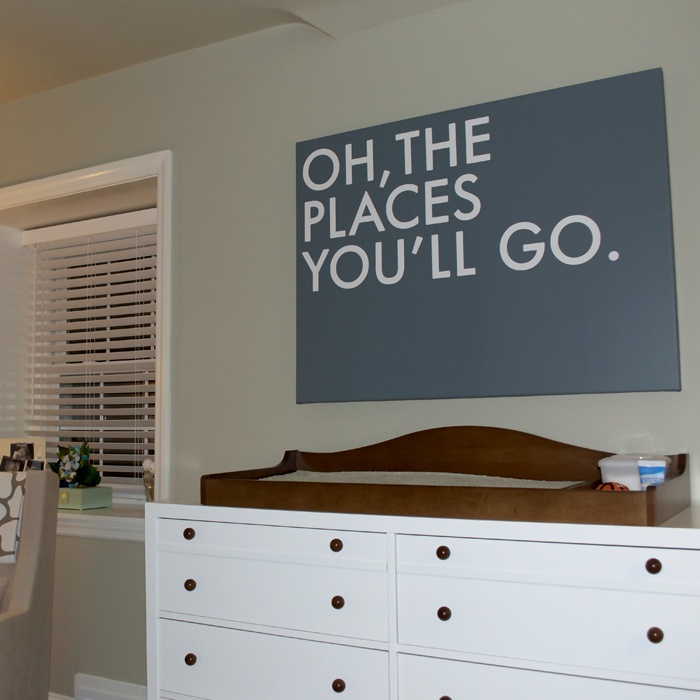 Hand Paint a Sweet Baby Gift for the Soon to Be Mom Quote Canvas