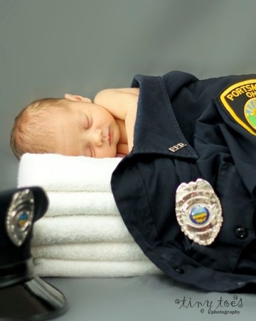 Adorable Photo Ideas for Your New Bundle of Joy Baby with Uniform