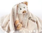 "Pig in a Blanket" Two-Piece Gift Set in Adorable Vintage-Inspired Gift Box baby favors