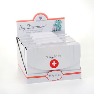 "Big Dreamzzz" Baby M.D. Three-Piece Layette Set in "Doctor's Bag" Gift Box wedding favors