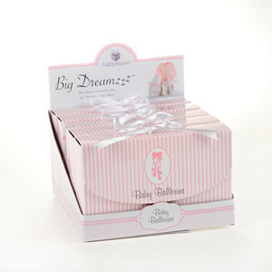 "Big Dreamzzz" Baby Ballerina Two-Piece Layette Set in "Studio" Gift Box wedding favors