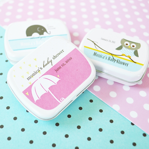 Personalized Winter Mint Tins