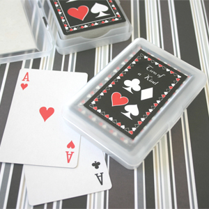 "Two of a Kind" Playing Cards wedding favors