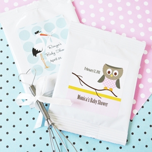 Elite Design Baby Shower Hot Cocoa + Optional Heart Whisk wedding favors