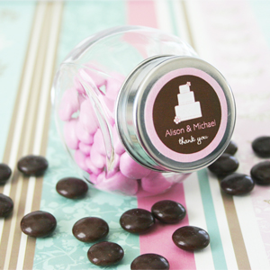 Theme Candy Jars wedding favors