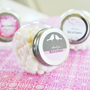 Elite Design Personalized Candy Jars wedding favors