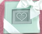 Set of 2 Photo Coasters baby favors