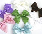Satin Bows baby favors