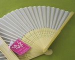 Silk Fan baby favors