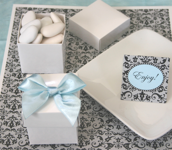 Mini Cube Boxes wedding favors