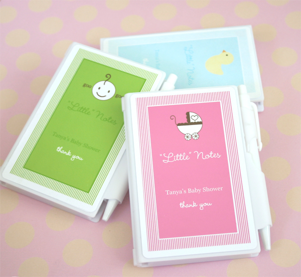 Personalized "Little Notes" Notebook Favors wedding favors
