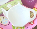 "It's Tea Time!" Porcelain Teapot Dish baby favors