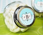 Mod Monogram Candy Jars  baby favors