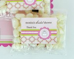 Personalized Jelly Bean Packs - Pink Cake  baby favors