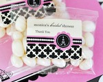 Personalized Jelly Bean Packs - Parisian Party  baby favors
