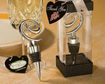 Vineyard Collection Swirl Design Wine Stoppers baby favors