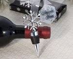 Elegant Snowflake Design Wine Botter Stopper Favors baby favors