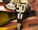 50th Anniversary Wine Bottle Stopper Favors baby favors