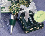 Shamrock / Trinity Love Knot Bottle Stoppers baby favors