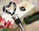 Murano Glass Collection Heart Design Wine Bottle Stopper Favors baby favors