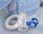 Choice Crystal Blue Pacifier Favors baby favors