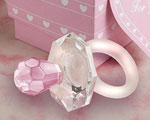 Choice Crystal Pink Pacifier Favors baby favors