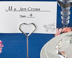 Choice Crystal Collection Heart Design Place Card Holders baby favors