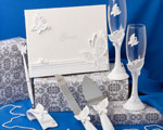 Butterfly Themed Wedding Day Accessory Set baby favors