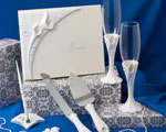 Finishing Touches Collection - Calla Lily Themed Wedding Day Accessory Set baby favors