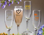Champagne Flute baby favors