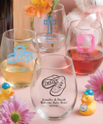15 Ounce Stemless Wine Glasses wedding favors