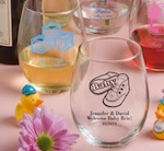 15 Ounce Stemless Wine Glasses baby favors