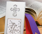 Shining Cross Picture Frame baby favors