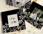 Distinctive Floral Design Photo Coaster Favors baby favors