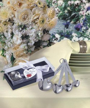 Heart Shaped Measuring Spoons wedding favors