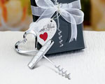 Heart Design Corkscrews baby favors