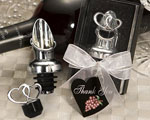 Heart Design Wine Pourer/Stopper baby favors