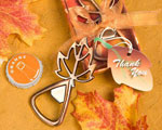 Autumn Magic Collection Leaf Design Bottle Openers baby favors