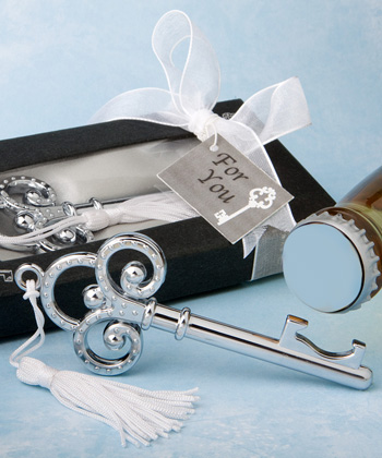 Key To My Heart Collection Key Design Bottle Opener wedding favors