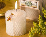Pure Beeswax Candles baby favors