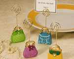 Super Chic Purse-Inspired Place Card Holders baby favors