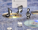 Musical Note Place Card Holders baby favors