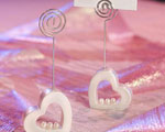 Heart Design Place Card Holders baby favors