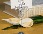 Decorative Cross Design Place Card Holder Favors baby favors