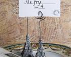From Paris With Love Collection Eiffel Tower Place Card Holder Favors baby favors
