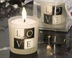 LOVE Design Candle Favors baby favors