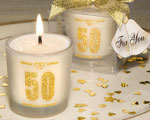 50th Anniversary Candle Favors baby favors